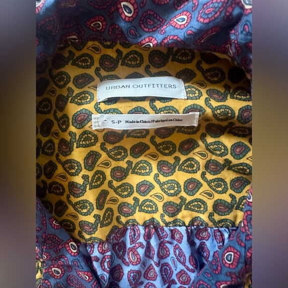 Urban Outfitters Penny PJ Mix Print Shirt - Picture 8 of 8